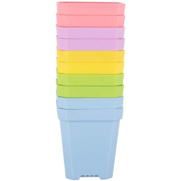 weicheng2000 Plastic Plant Nursery Flower Pots Starter PotFor Seedling